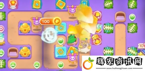 保衛(wèi)蘿卜4阿波與魔法寶藏第100關(guān)過關(guān)方式