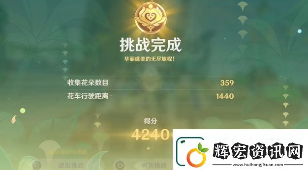 原神花車搖曳第5天華麗盛美的無盡旅程過關(guān)攻略