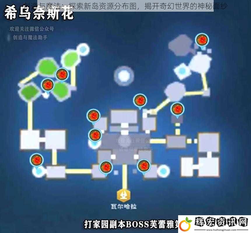 創(chuàng)造與魔法：探索新島資源分布圖，揭開奇幻世界的神秘面紗