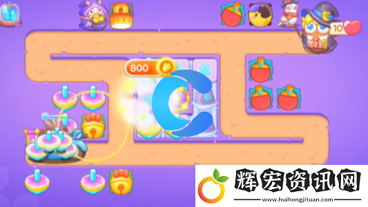 保衛(wèi)蘿卜4阿波與魔法寶藏第一百一十七關(guān)圖文攻略
