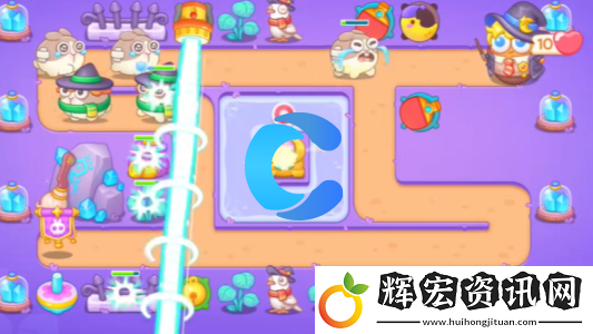 保衛(wèi)蘿卜4阿波與魔法寶藏第一百一十七關(guān)圖文攻略