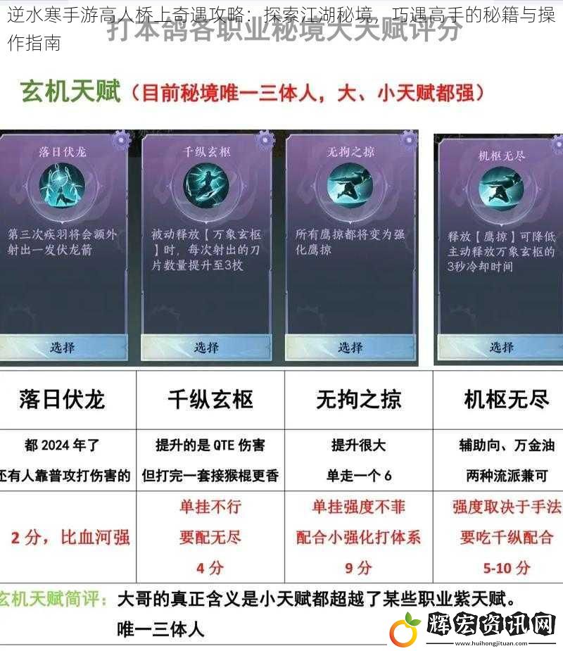 逆水寒手游高人橋上奇遇攻略：探索江湖秘境，巧遇高手的秘籍與操作指南