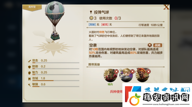 世界啟元火器時(shí)代氣球的作用是什么