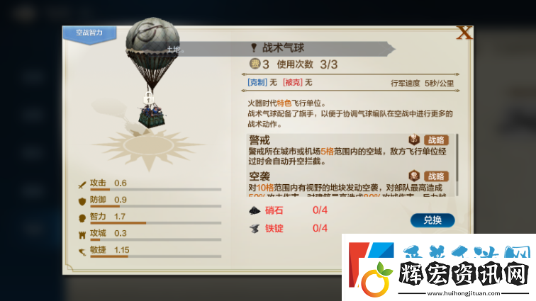 世界啟元火器時(shí)代氣球的作用是什么