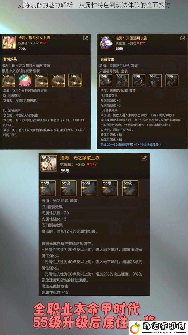 史詩(shī)裝備的魅力解析：從屬性特色到玩法體驗(yàn)的全面探討