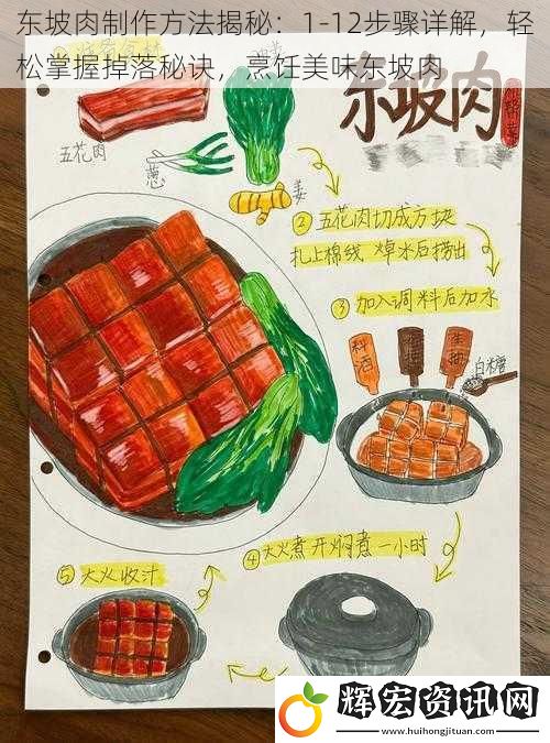 東坡肉制作方法揭秘：1-12步驟詳解，輕松掌握掉落秘訣，烹飪美味東坡肉