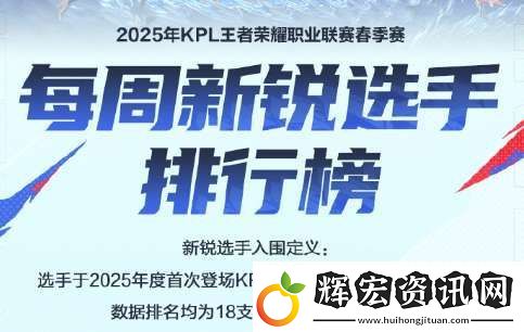 每周新銳選手排行榜