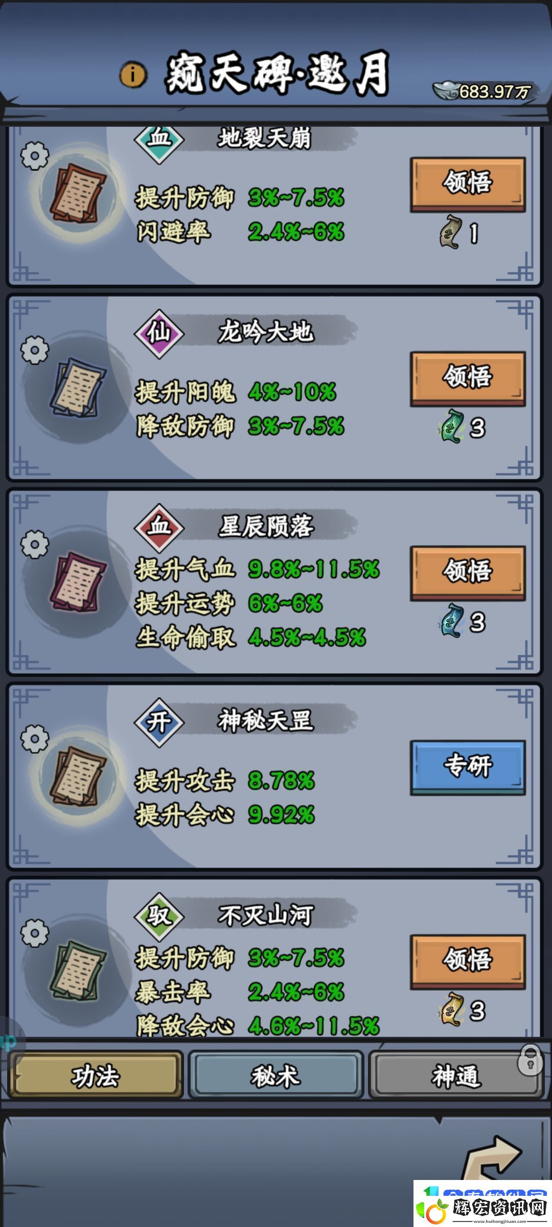 修仙奇譚窺天碑功法秘術(shù)分享公會(huì)管理高效法則